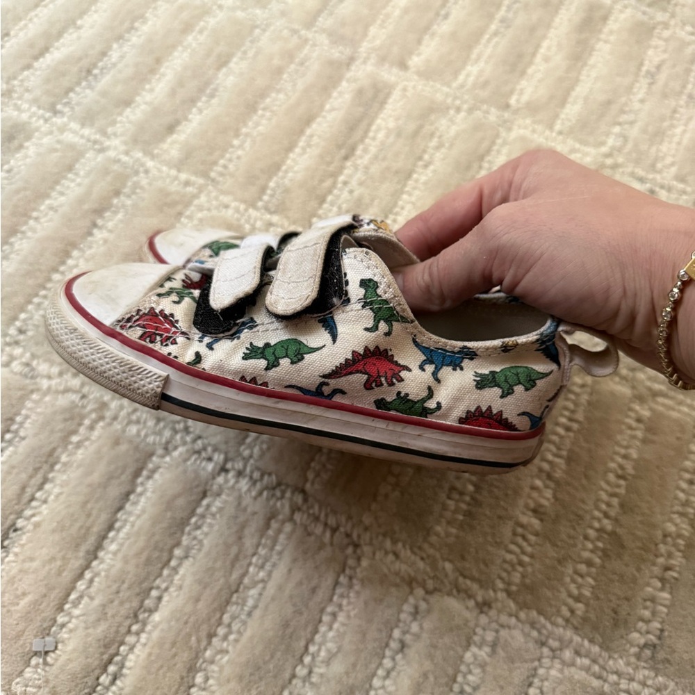 Converse Kids Sneakers with Dinosaur Print